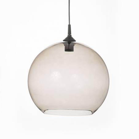 Opal/cristal glass painted lamp 4067 - d. 350/45 mm