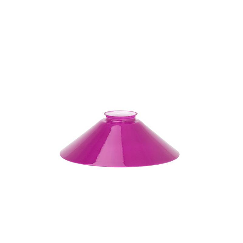 Opal glass painted lampshade 4307