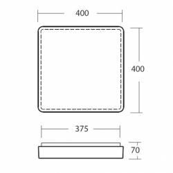 Plafon TILIA 2 - dł. 400 mm