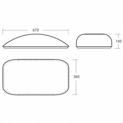 Plafon IMAGO - dł. 670 mm