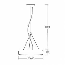 Lampa DELIA T2 - śr. 400 mm
