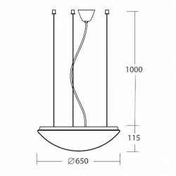 Lampa DELIA T3 - śr. 500 mm