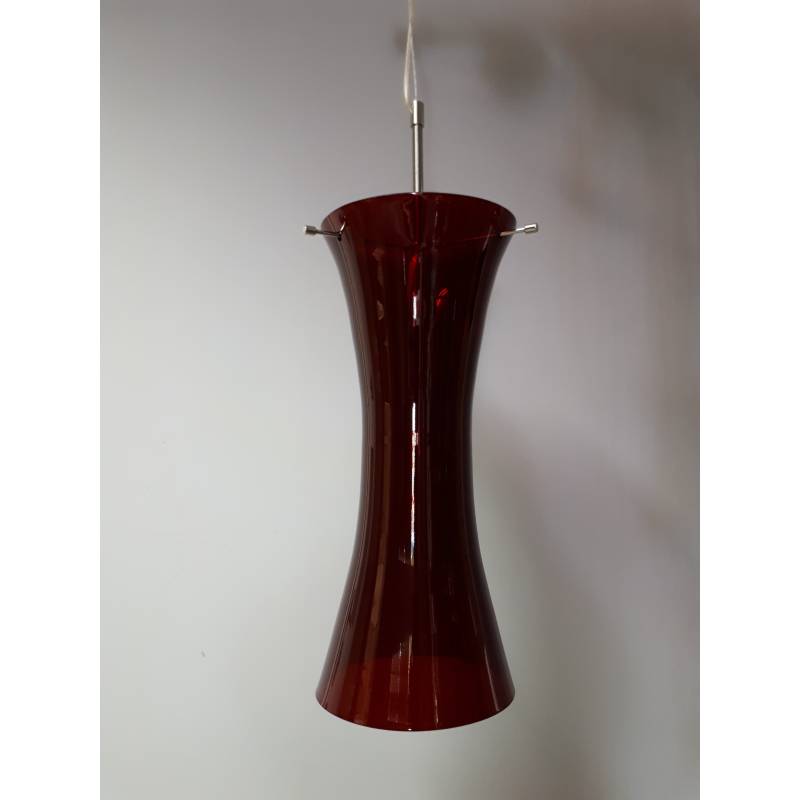 Cristal glass painted lampshade 4395 - d. 180 mm