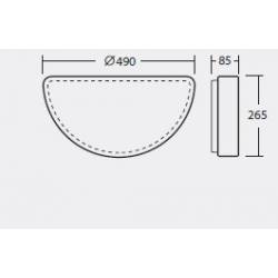 Plafond ELISA - D. 490 mm