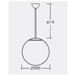 Lampe ISIS P4 - d. 500 mm