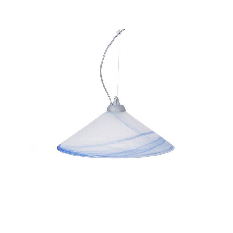Cristal glass matte lampshade 1110 with alabaster - d. 420/45 mm