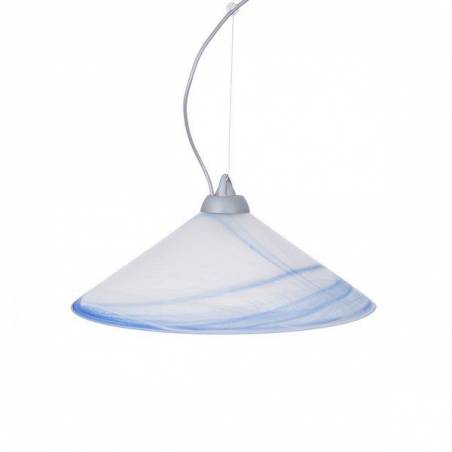 Cristal glass matte lampshade 1110 with alabaster - d. 420/45 mm