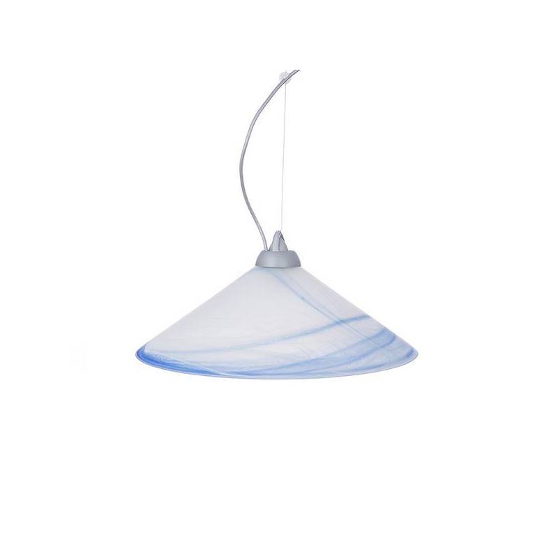 Cristal glass matte lamp 1110 with alabaster - d. 420/45 mm