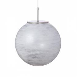 Opal glass lampshade 4500 with decor - d. 400/150 mm