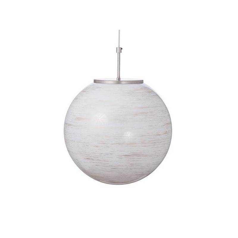 Opal glass lampshade 4500 with decor - d. 400/150 mm