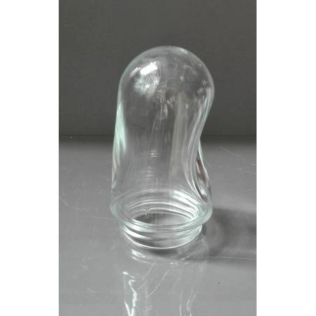 Künstlerischer Lampenschirm /hell mit Gewinde - d. 105/84,5 mm