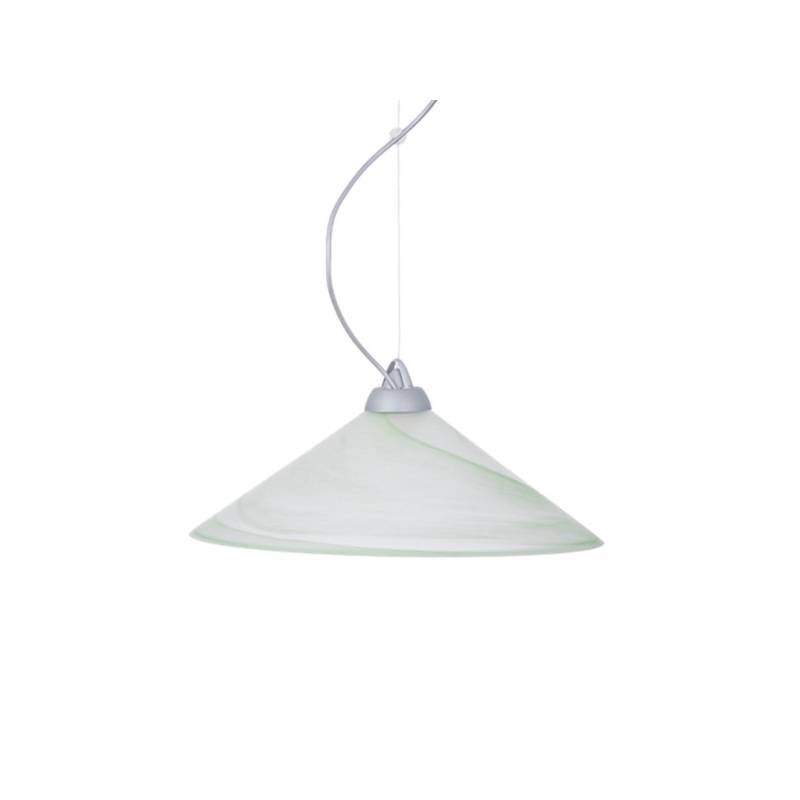 Cristal glass matte lampshade 1110 with alabaster - d. 420/45 mm