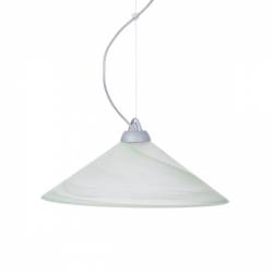 Cristal glass matte lamp 1110 with alabaster - d. 420/45 mm