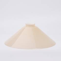 Opal glass painted lampshade 347 - d. 300 mm