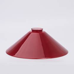 Opal glass painted lampshade 347 - d. 300 mm