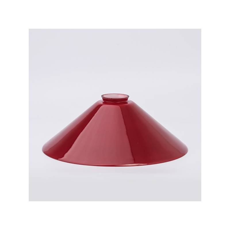 Opal glass painted lampshade 347 - d. 300 mm