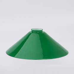 Opal glass painted lampshade 347 - d. 300 mm