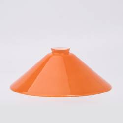 Opal glass painted lampshade 347 - d. 300 mm