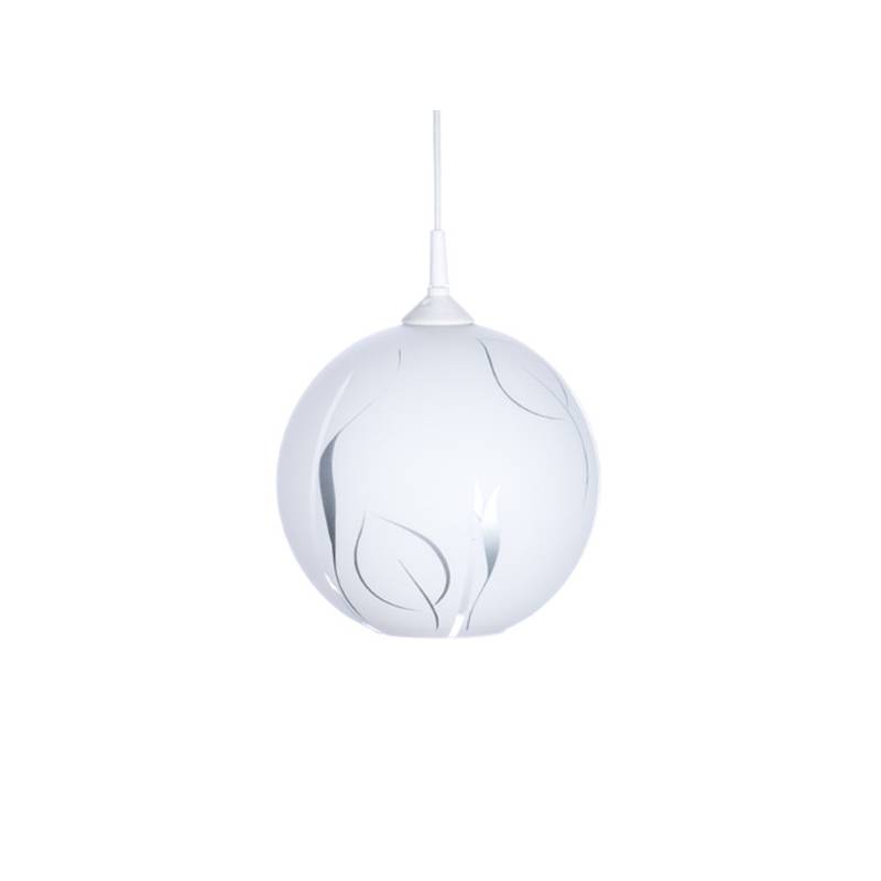 Lampa 4054 jasna malowana farbą zdobiona - śr. 250/42 mm