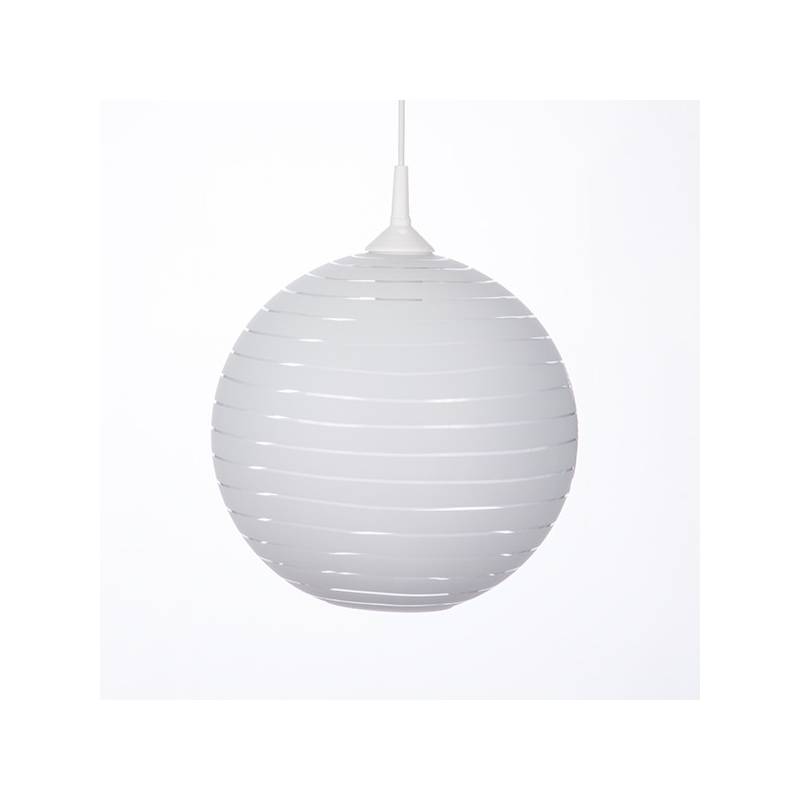 Cristal glass pained lampshade 4054 with decor - d. 250/42 mm