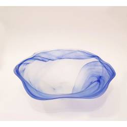 Cristal glass platter with...