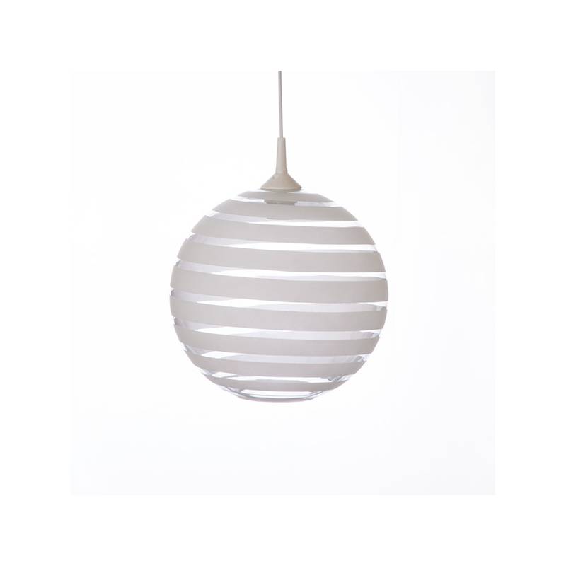 Lampa 4057 jasna malowana farbą zdobiona - śr. 300/42 mm