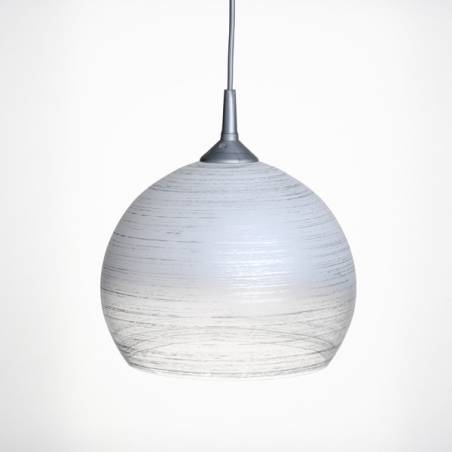 Klosz 4070 jasny malowany farbą zdobiony spiralą - śr. 250/45 mm