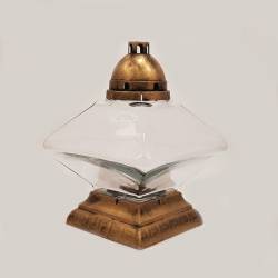 Grablicht 7702 aus hellem Glas